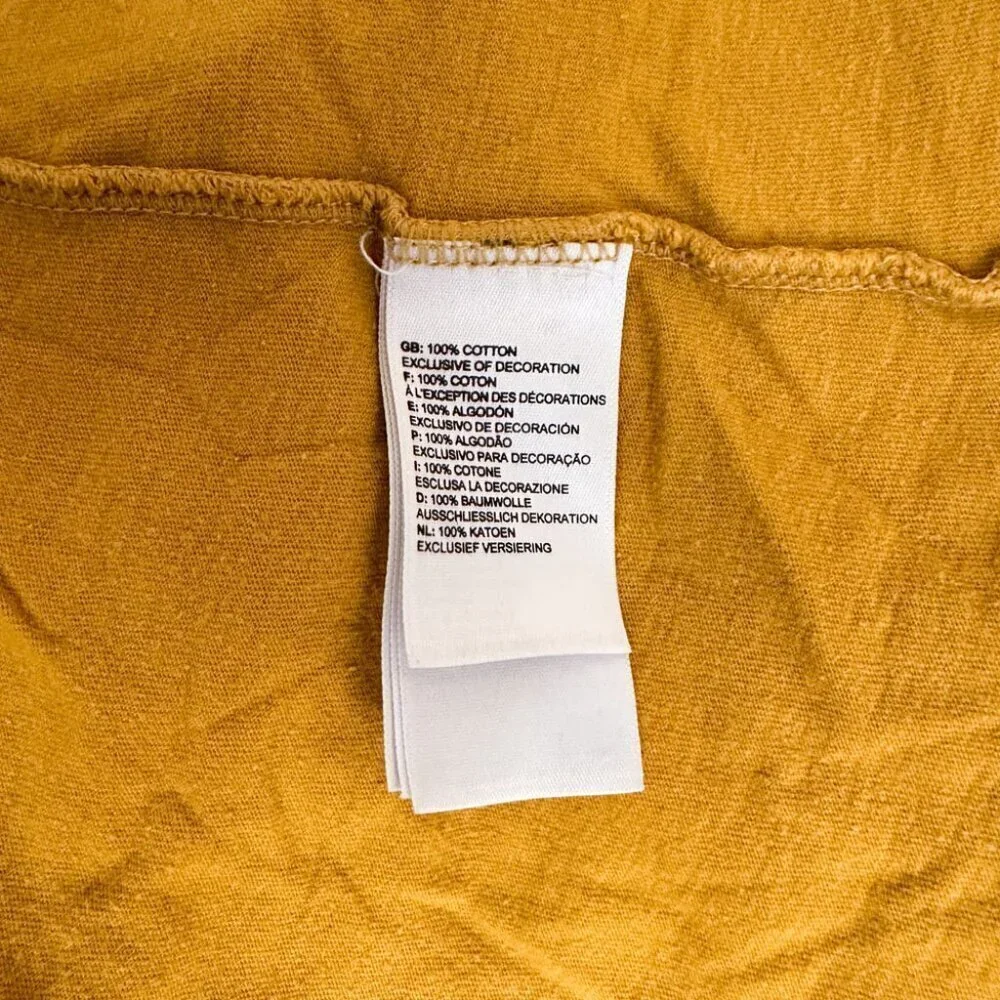 The North Face Half Dome T-Shirt, Mustard Yellow, Men's M
